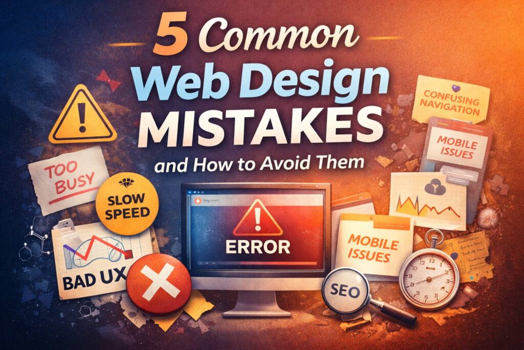 5 Common Web Design Mistakes and How to Avoid Them