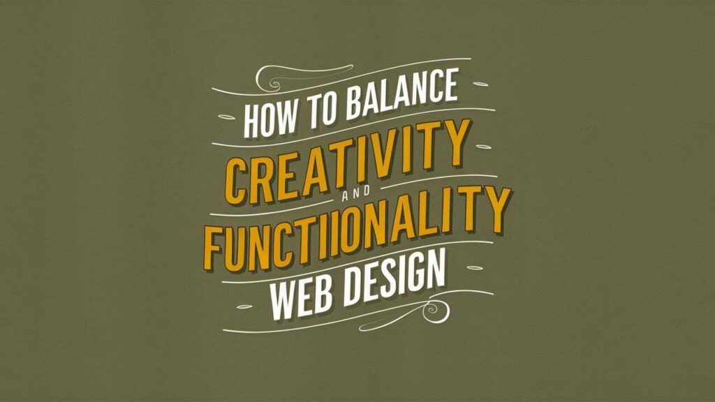 How to Balance Creativity and Functionality in Web Design
