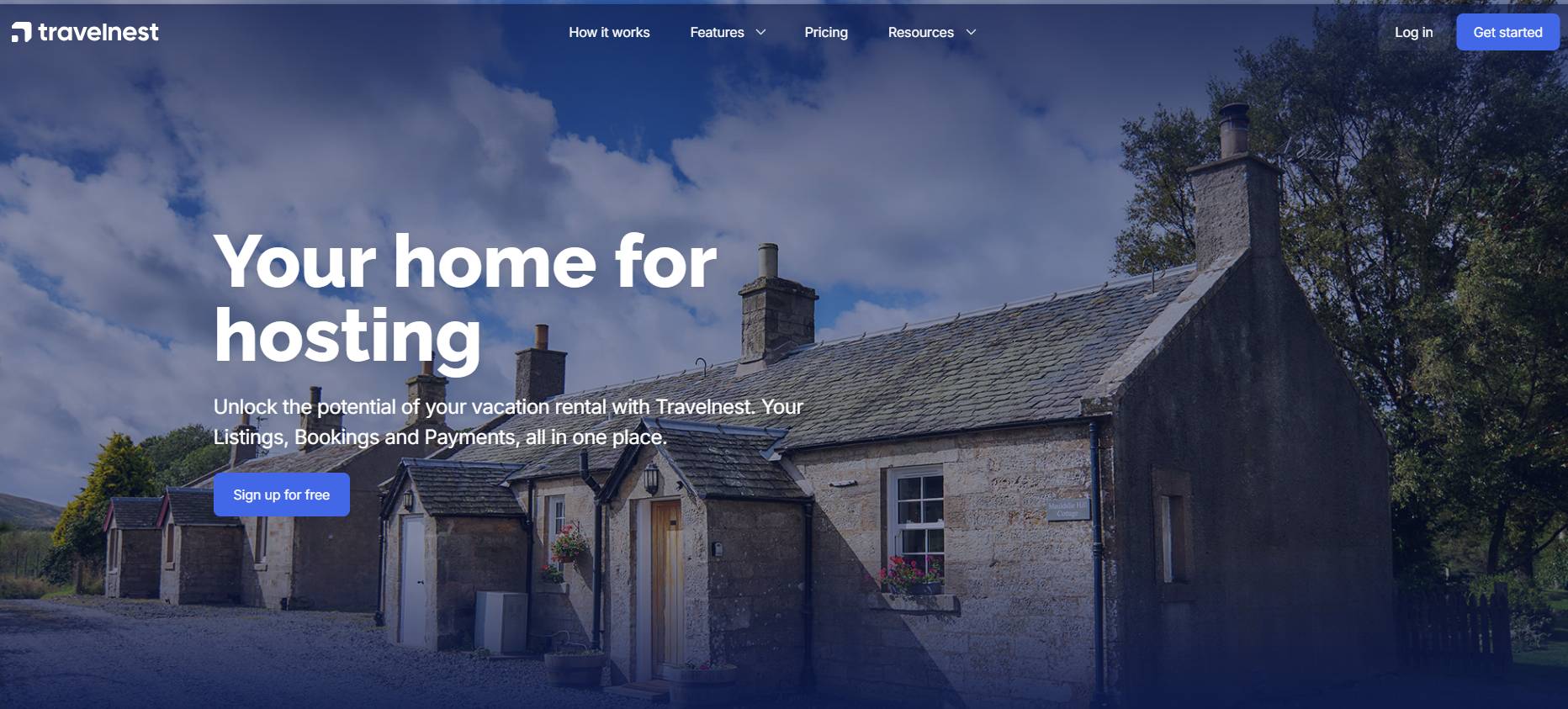 Hotel Website Design - TravelNest.com